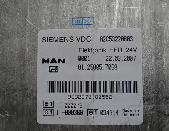 Steuergerät für MAN TGX MAN 81258057068 MAN FFR Modul Siemens VDO A2C53220803
