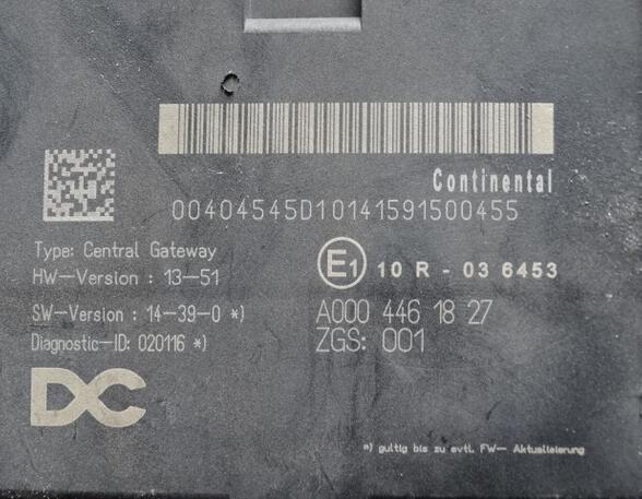 Controller for Mercedes-Benz Actros MP 4 Central Gateway A0004461827