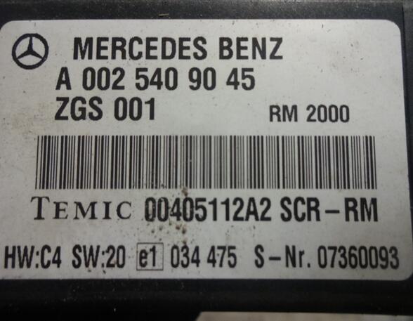 Regeleenheid voor Mercedes-Benz ATEGO 2 Komfort A0025409045