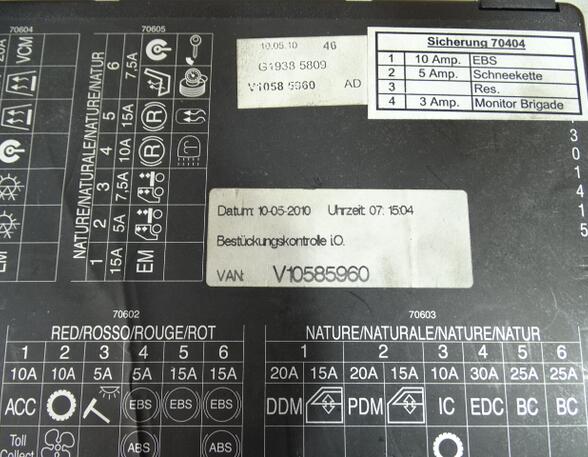 Steuergerät Iveco Stralis ECU Bosch 504320323 Body Computer Zentralsteuerung