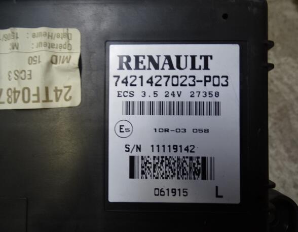 Regeleenheid voor Renault Midlum 7421427023 ECS