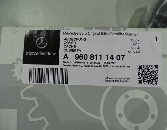 Cover Outside Mirror Mercedes-Benz Actros MP 4 A9608111407 links klein