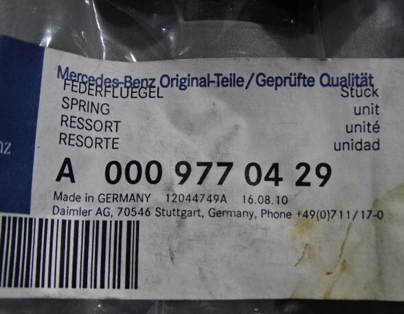 Cowling Mercedes-Benz Actros A0009770429 Feder Schlafliege Liege