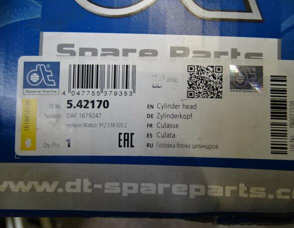 Zylinderkopf Druckluftkompressor DAF 85 CF DAF 1679247 Wabco 9125189202