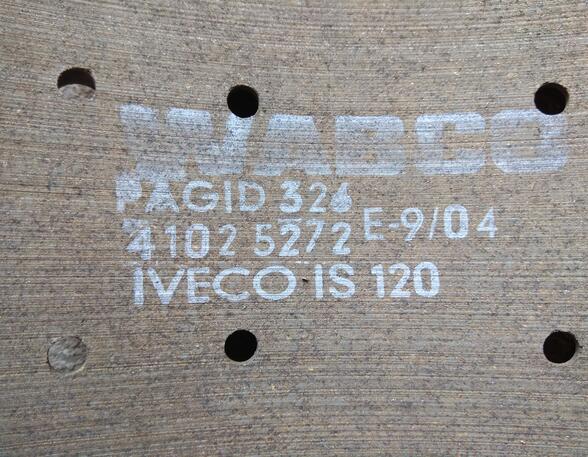 Disc Brake Pad Set Iveco EuroTech MH WABCO PAGID 326 41025272 4105271 E-9/04 Iveco IS 120