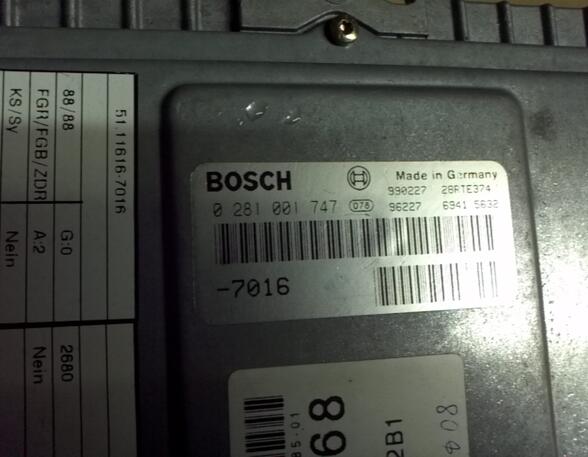 Engine Management Control Unit MAN M 2000 L MAN LE220C Bosch 0281001747