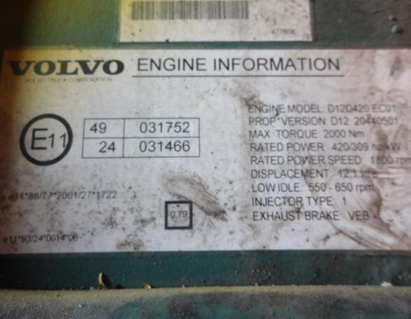 Steuergerät Motor Volvo FH 12 Volvo FH12 ECU Volvo D12 Steuerung Volvo D12D 420 ECQ1