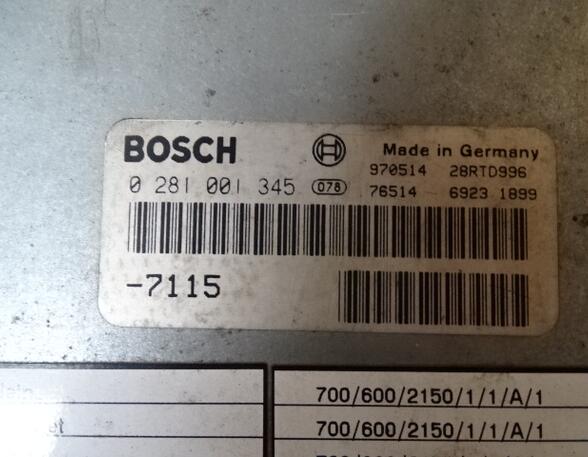 Engine Management Control Unit MAN F 2000 Bosch 0281001345 MAN 51116157115 EDC ECU