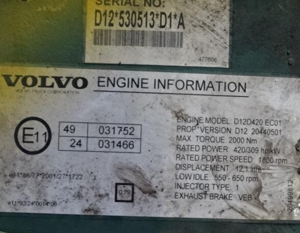 Regeleenheid motoregeling voor Volvo FH 12 Volvo FH12 ECU Volvo D12 20577131 Volvo D12D 420 ECQ1