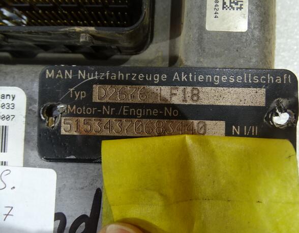 Steuergerät Motor MAN TGX D2676LF Bosch 0281020067 MAN 51258031008 MAN 51258201001