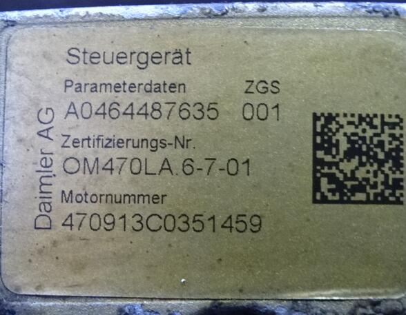 Regeleenheid motoregeling voor Mercedes-Benz Actros MP 4 A0014466235 MCM 2.1 OM470LA OM470.913