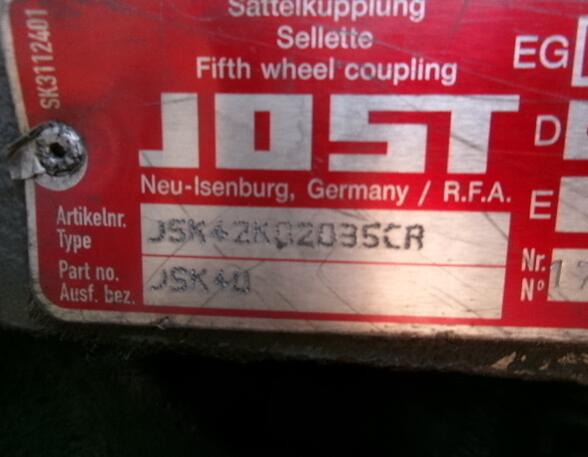 Fifth wheel coupling DAF XF 105 Jost Sattelplatte JSK 42K02035CR G50-X
