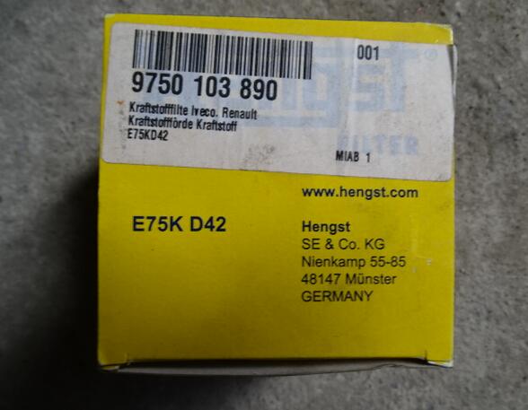 Fuel Filter Iveco Daily Hengst E75KD42 Iveco 09918144 09918184 09924318