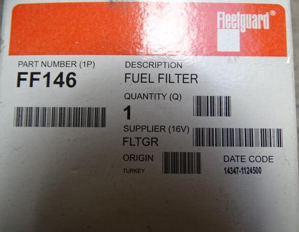 Brandstoffilter DAF 95 Fleetguard FF146 DAF 548257 Iveco 1160217 Opel 818501