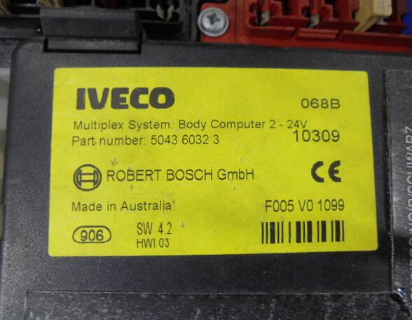 Fuse Box Iveco Stralis 504360323 Multiplex System Body Computer Sicherungskasten