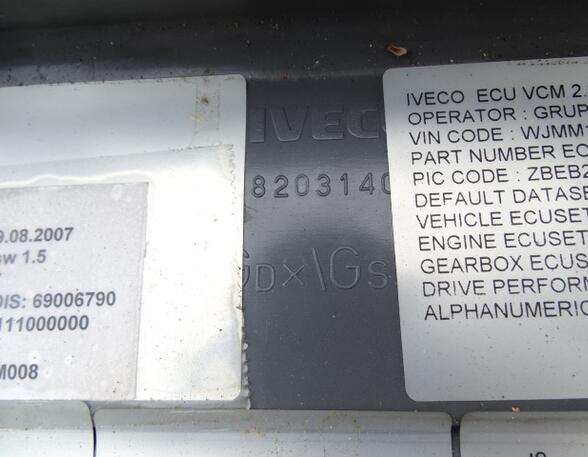 Glove Compartment (Glovebox) Iveco Stralis 820314001 Deckel 1820314004 504094710