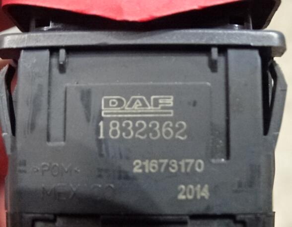 Hazard Warning Light Switch for DAF XF 106 Schalter Warnblinker DAF 1832362 Taste