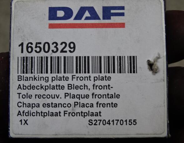 Blende Hauptscheinwerfer für DAF XF 105 original DAF 1650329 Abdeckung Reinigungsanlage Scheinwerfer