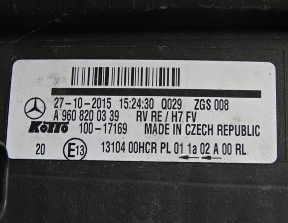 Hauptscheinwerfer für Mercedes-Benz Actros MP 4 A9608200339 rechts Beifahrerseite