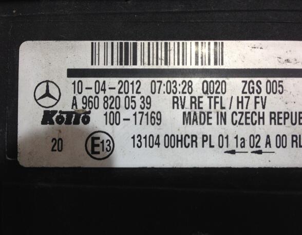 Koplamp Mercedes-Benz Actros MP 4 A9608200539 H7 H1