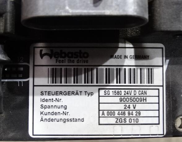 Regeleenheid standkachel voor Mercedes-Benz Actros MP 3 Webasto 9005009H A004469429