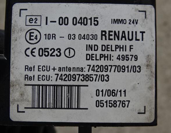 Ontstekingssysteem Regeleenheid voor Renault Kerax Delphi 49579 Renault 7420973857 Renault DXi