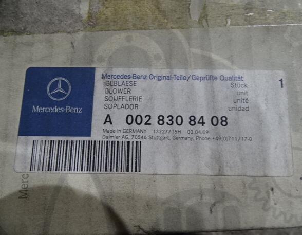 Interior Blower Motor Mercedes-Benz Actros MP 3 A0028308408 Original