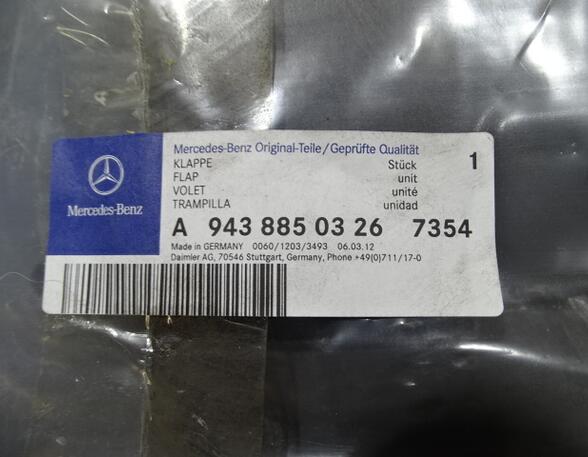 Kennzeichenhalter Mercedes-Benz Actros MP 3 A9438850326 Halterung Klappe