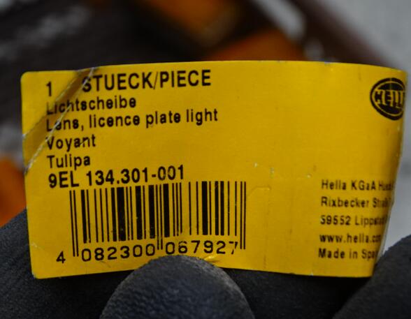 Licence Plate Light for Mercedes-Benz Actros MP 3 Hella 9EL134301001 Lichtscheibe A0025442190