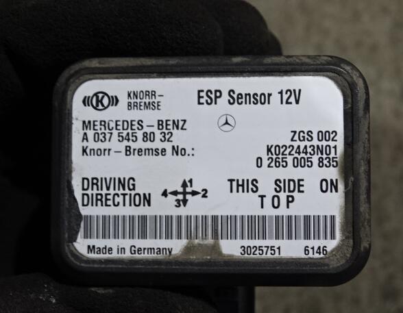 Sensor versnelling in lengterichting Mercedes-Benz Actros MP 4 A0375458032 K022443N01