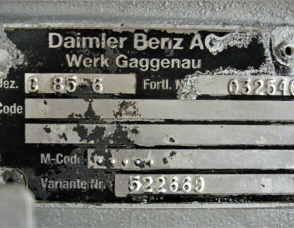 Manual Transmission Mercedes-Benz ATEGO G85-6 Getriebe G 85 6 Gang Austauschgetriebe