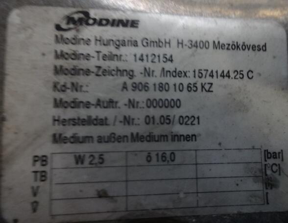 Ölkühler Mercedes-Benz ATEGO A9061801065 Deckel Alu