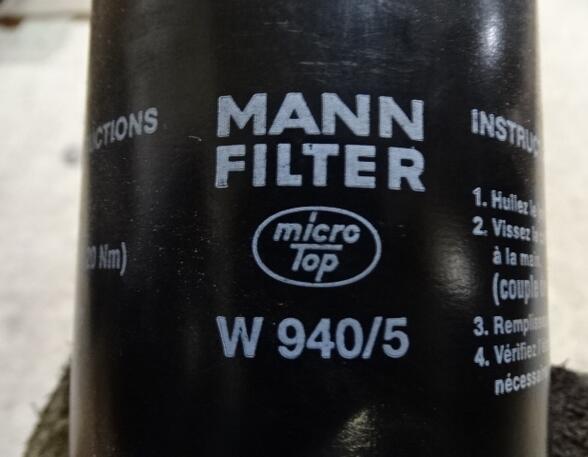 Oliefilter Iveco Zeta Mann Filter W940/5 Iveco 1173481 Bomag 01160024