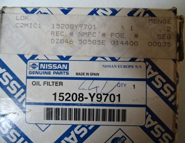 Oil Filter Nissan ATLEON Nissan 15208-Y9701 Kubota OE Nissan