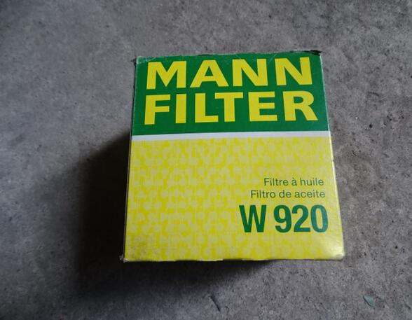 Oliefilter Renault Midlum Mann Filter W920 Renault 27701008698 7701008698