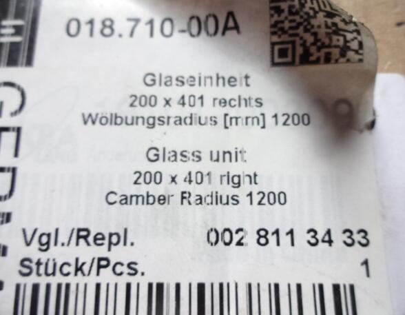 Buitenspiegelglas Mercedes-Benz Actros MP2 A0028113433 Glas rechts