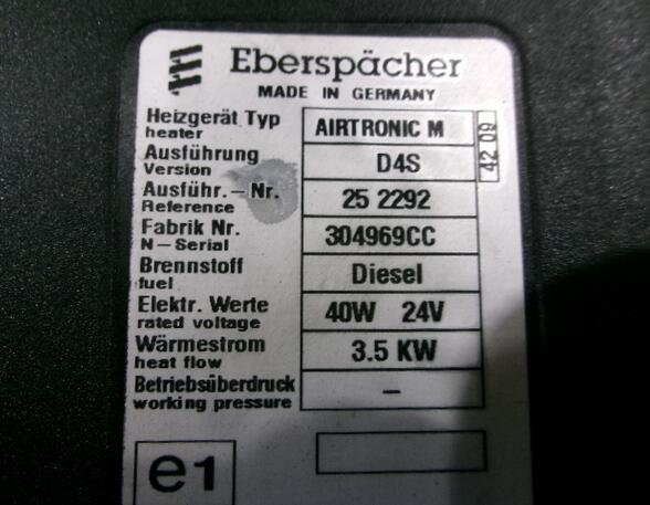 Standheizung MAN TGL 81619006412 Eberspaecher AirtronicM D4S