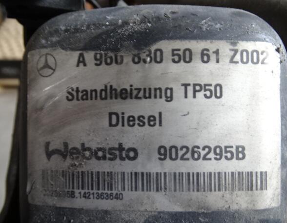 Standheizung für Mercedes-Benz Actros MP 4 A9608305061 Webasto 9026295B