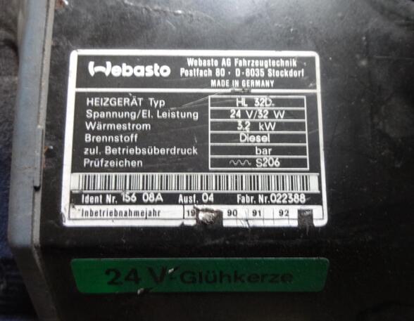 Parking Heater MAN F 2000 Webasto HL32D Teile