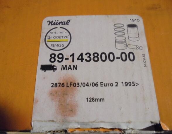 Piston MAN F 2000 D2876 Zylinderlaufbuchse 51012010265 Kolben 8914380000