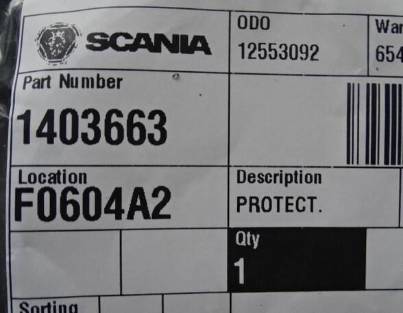 Propshaft Bearing for Scania R - series 1403663 Schutzplatte