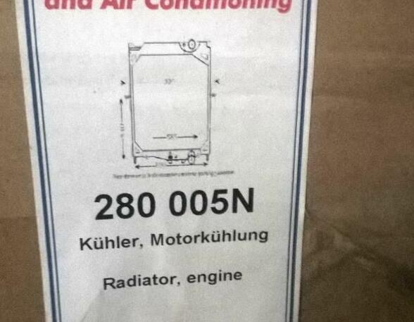 Radiator Volvo FH 12 Dasis 280005N Volvo 20722440 3183738 1676435 1676635