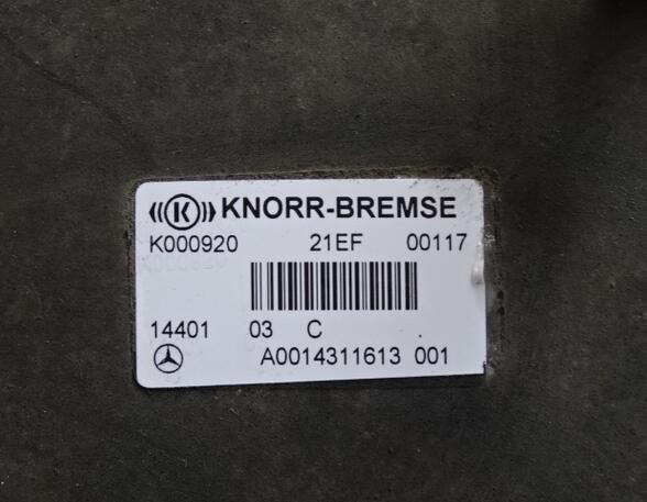 Relay Valve ABS for Mercedes-Benz Actros MP 4 A0014311613 Knorr K00920 Anhaengersteuerventil