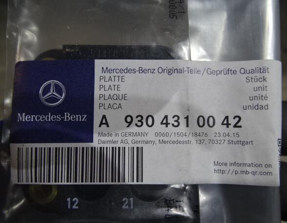 Repair Kit service brake brake valve Mercedes-Benz Actros MP2 Platte A9304310042 Handbremshebel