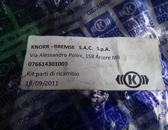Reparatieset remklep bedrijfsrem voor Iveco EuroTrakker Knorr Bremse 076614301000