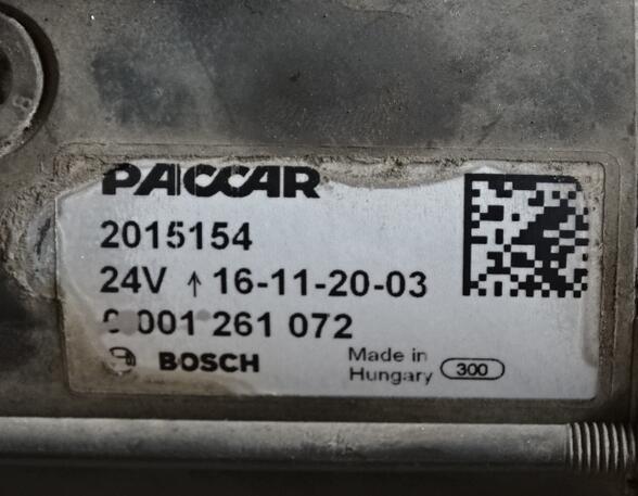 Starter DAF XF 105 Bosch 0001261072 DAF 2015154 1886891 2165367 1956091 2134699