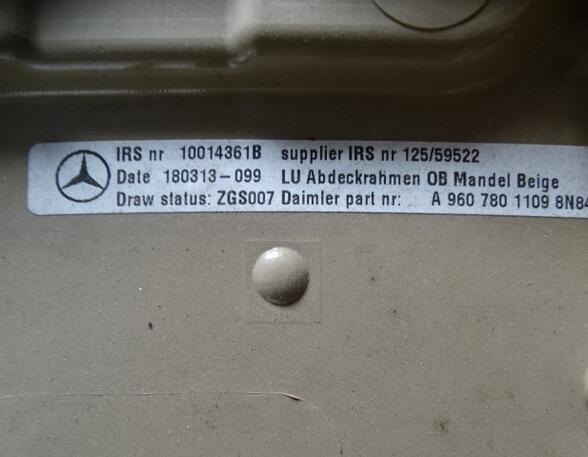 Schiebedach Mercedes-Benz AXOR 2 A9607801109 Rahmen Faltschiebedach 