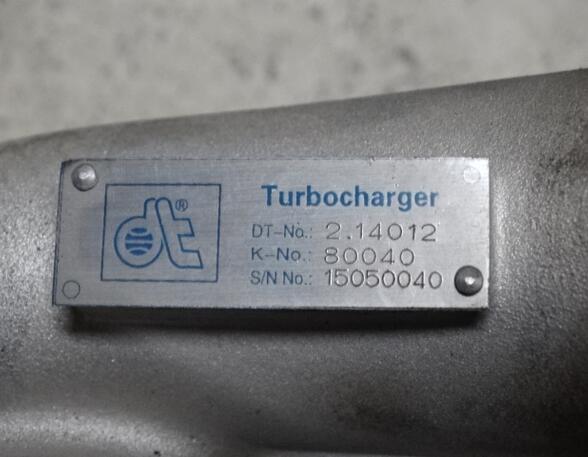 Turbocharger Iveco EuroTrakker DT 2.14012 NEUwertig 04818600 98462944 5003370 8112299
