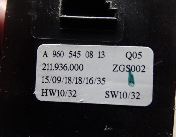 Window Lift Switch Mercedes-Benz Actros MP 4 A9605450813 Spiegelverstellung