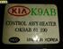 Heating & Ventilation Control Assembly KIA Clarus (K9A)